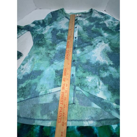 Logo By Lori Goldstein XL Cardigan Top & Layered Multicolor Stretch 2 Piece Tank - Picture 7 of 13